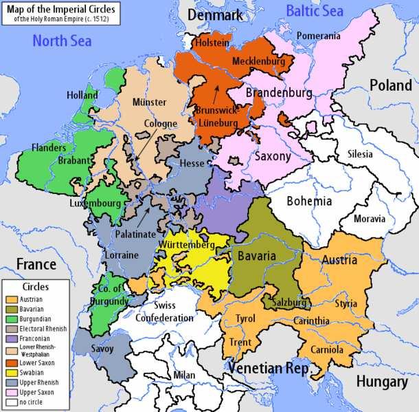 Germany was divided into small states Each state