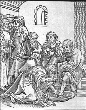Document #4 the Passion of Christ and Anti-Christ Luther contrasts the actions of Christ vs. those of the Pope (Jesus washing feet / Pope s feet being kissed) http://communication.ucsd.