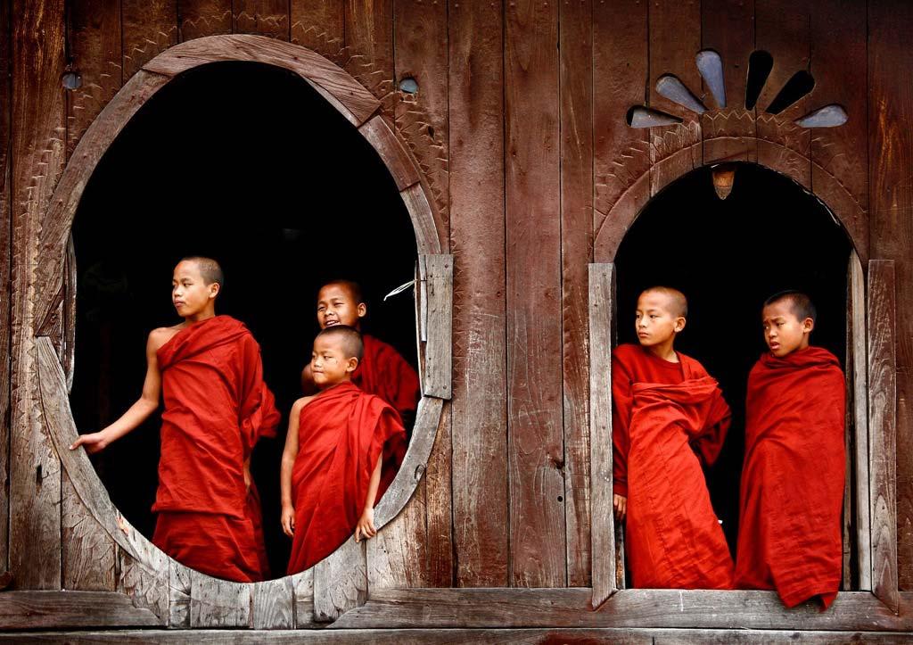 Their time at the monastery is not considered difficult, even though they are leaving their parents at a young age.