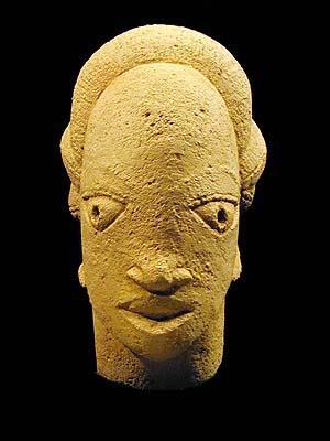Nok Head 500 BCE 200 CE Terra-cotta May have