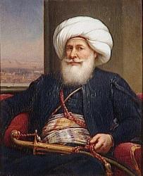 MUHAMMAD ALI Albanian general sent by sultan to reclaim Egypt from the British 1805 took over Egypt as provincial governor and disposed of the