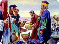 Then, with his mother's help, he tricked his blind father, Isaac, into giving him the paternal blessing that rightfully belonged to Esau.