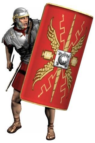 What is the Shield of Faith? 15 The Roman shield of the time was called a scutum. This type of shield was as large as a door and would cover the warrior entirely.