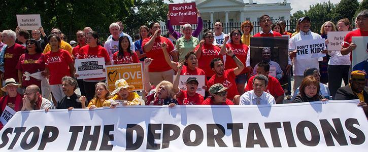 As people of faith and people of conscience, we pledge to resist the newly elected administration s policy proposals to target and deport millions of undocumented immigrants and discriminate against