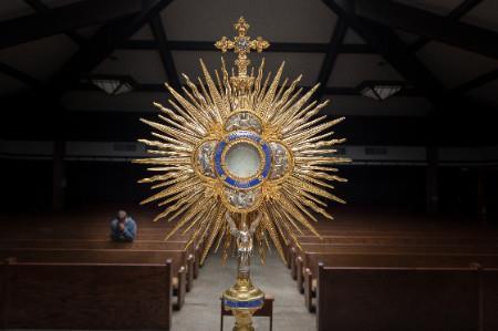 OUR LADY OF FATIMA PARISH: ADORATION OF THE BLESSED SACRAMENT "Our Lord hears our prayers anywhere, but He has revealed to His servants that those who visit Him in the Eucharist will obtain a more