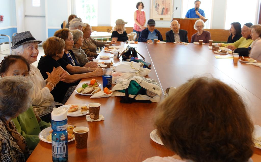 Shoah Committee Begins Year with Breakfast for Survivors, Supporters Marking Kristallnacht Sunday, November 5th Members and