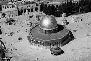 Jerusalem was located. This rock/place is significant for Jews, ChrisBans, and Muslims.