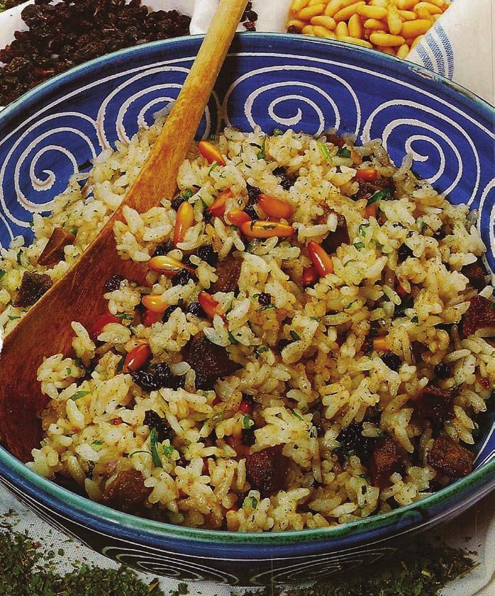 Egiptuse köök Autor: Margareth Egiptuse pilaff 500g riisi 20g võid 100g kanamaksa 30g seeni puljongit soola, pipart vürtse Prae keedetud riis.