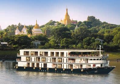 Sanctuary Ananda introduces a new level of sophistication to the rivers of Myanmar.