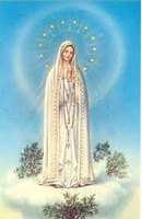 Columbanus Parish has a statue of the Pilgrim Virgin, Our Lady of Fatima.