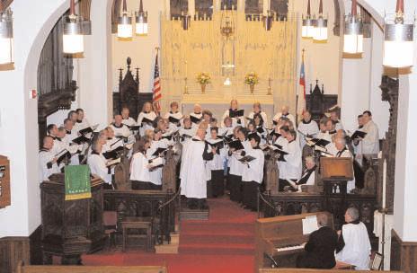 The All Saints Adult Choir helps lead worship at weekly Sunday services from September to June. Rehearsals are held on Thursday evenings during those months from 7:30 to 9:00 PM.