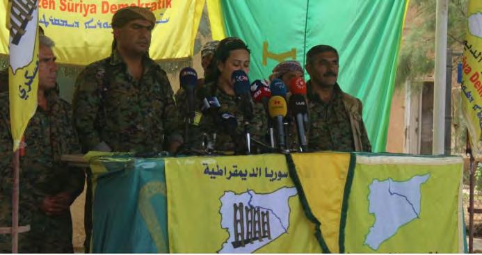 9 SDF announcing the launch of Operation Island Storm (SDF website, May 1, 2018) Syrian army activity on the east bank of the Euphrates River The Syrian army has recently taken over two villages held