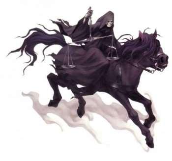 The black horse.