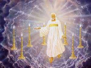 Seven lampstands and the Seven stars. A Glorified Jesus reveal Him to John with the commandment to wrote letters to the angels pastors of the seven churches.