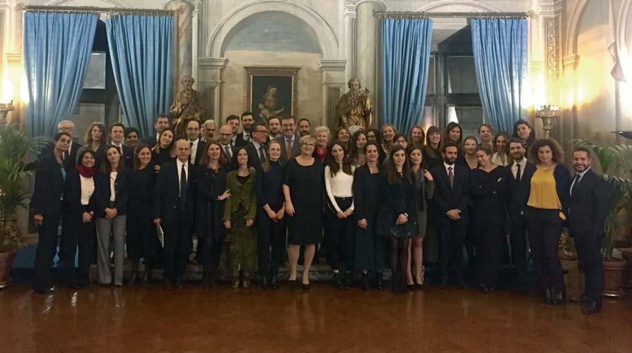 N 49 - WINTER 2018 Newsletter The visit of the former collaborators of the new Governor General At the beginning of December, about one hundred people from the Italian Presidency of the Council of