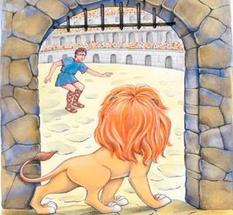 The king ordered to throw him before a hungry lion in front of the public. This was a punishment for running away from his kingdom.