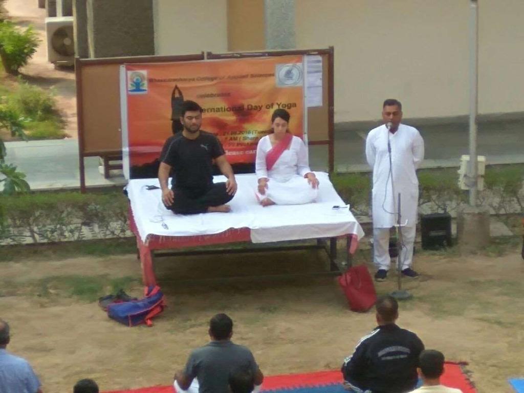 All effort was made to spread awareness about the benefits of yoga in life.