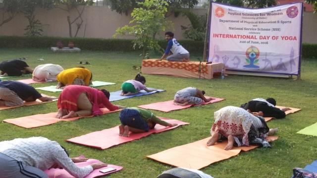 Yoga session was carried out by students and staff under the guidance of yoga expert Mr. Ashish Singh for 45 minutes in which the common yoga protocol as provided by Ministry of AYUSH was followed.