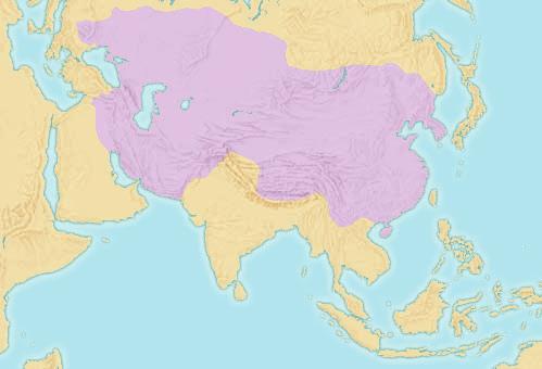In 1206 a meeting of Mongol leaders took place somewhere in the Gobi (GOH bee), a vast desert that covers parts of Mongolia and China.