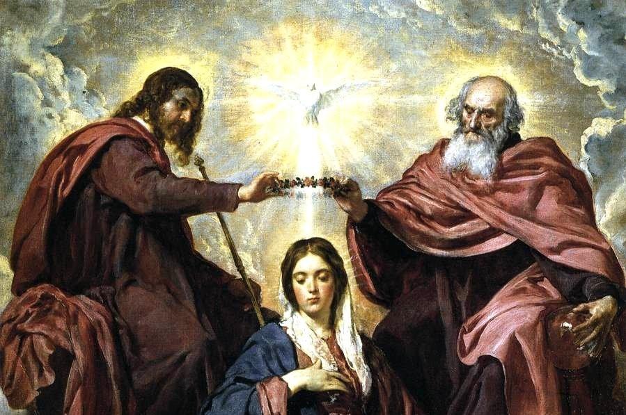 4th Glorious mystery The Assumption of the Virgin and we pray for the fruit of the mystery the grace of final perseverance 1. "God who is mighty; has done great things for me." (Lk. 1:49) - Hail 2.