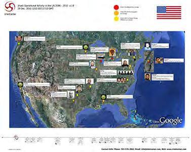 INDIVIDUAL WALL CHARTS Jihadi Operational Activity in the US: 2008-2010 Wall Chart v1.0 44 x36 US$29.