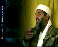His speech is laid over footage of him and Ayman al-zawahiri walking in a mountainous area. AL-QAEDA VIDEOS VOL.