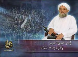 136 A Message from Sheikh Ayman al-zawahiri to the Pakistan Army and the People of Pakistan (English Subtitles) Volume 136 contains a 58'15" video entitled "A Message from Sheikh Ayman al-zawahiri to