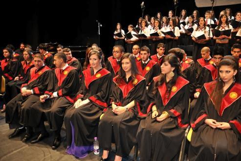 The Newsletter Evangelical School Ramallah Bishop Suheil attended the graduation ceremony of the nineteenth regiment of high school students from the Arab Evangelical Episcopal School in Ramallah.