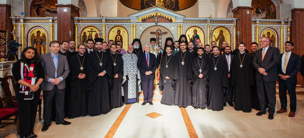 GREAT VESPERS AND STAVROPHORIA COMMENCEMENT 2018 Congratulations to our newest Holy Cross Greek Orthodox School of Theology graduates, who received their crosses during Great Vespers and Stavrophoria