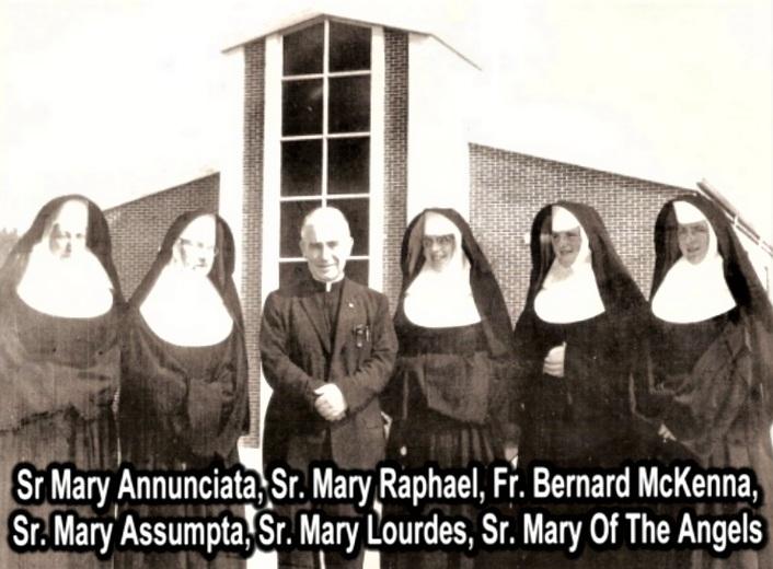 On August 22, 1963, Sisters of Mercy of Tipperary, Ireland, arrived to begin teaching in the school: Sister Mary Raphael, Principal; Sister Mary of Lourdes, Sister Mary Annunciata, Sister Mary