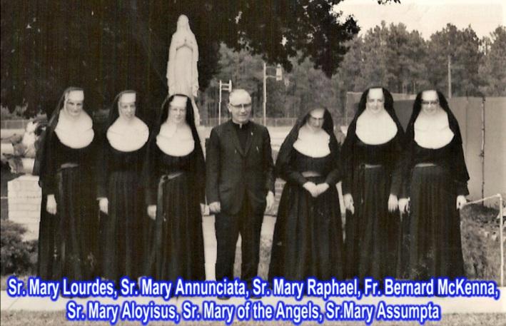 The Sisters of Mercy of the Union (from the Baltimore province) who initially served the parish school continued in their many other assignments in the diocese, including their Convent of Mercy High