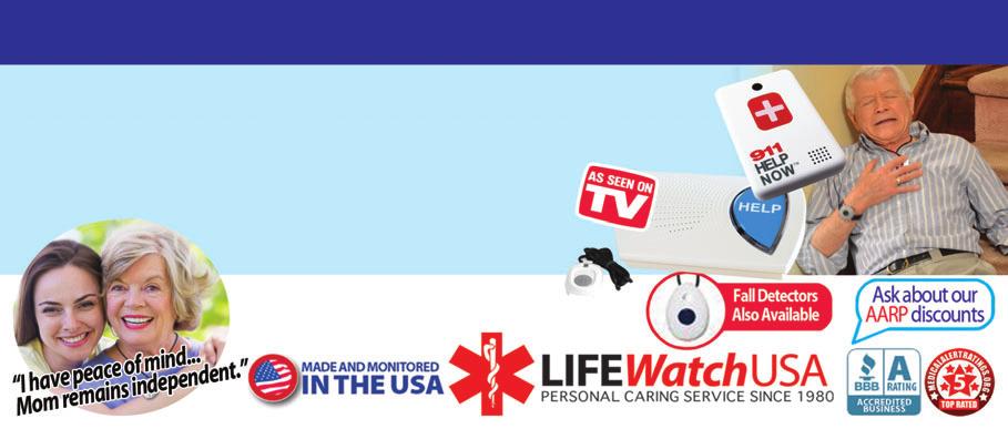 Parishes Check It Out Today! If You Live Alone You Need LIFEWatch!