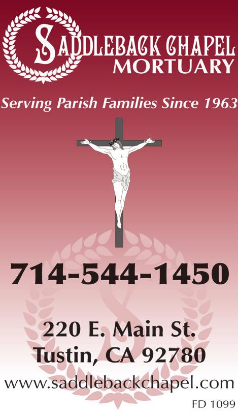 Conditioning & Heating LIC. #526420 (949) 589-2021 Parish Member Your Care, Our Mission $500.