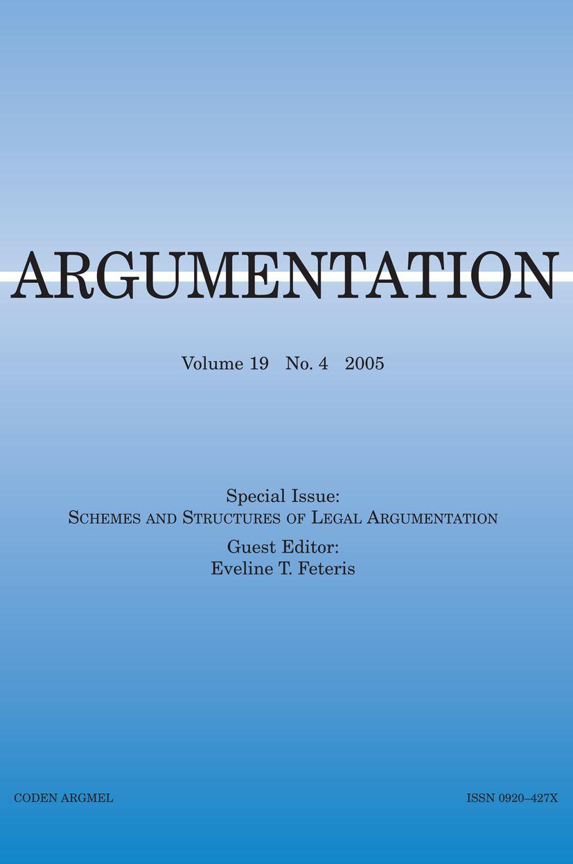 Wagemans Argumentation An International Journal on