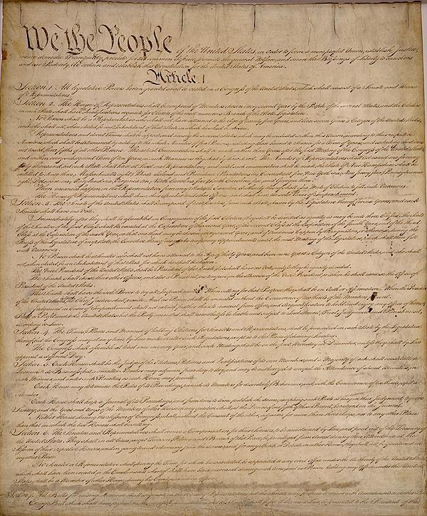 The United States Constitution - 1787 - Consists of seven articles and formed the basis of the first modern republican government in the world - defined the institutions of government and the powers