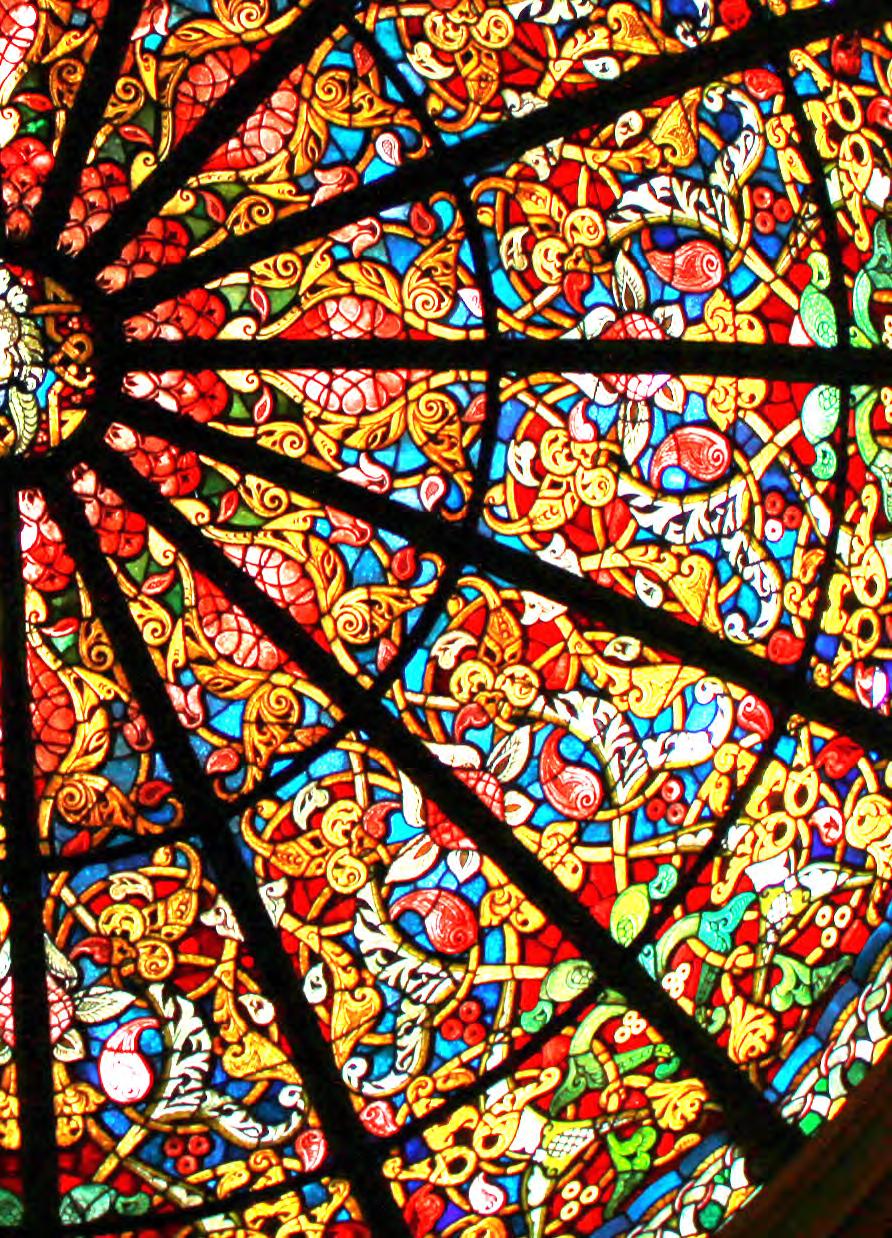 an Artistic Gem The stained glass of the dome