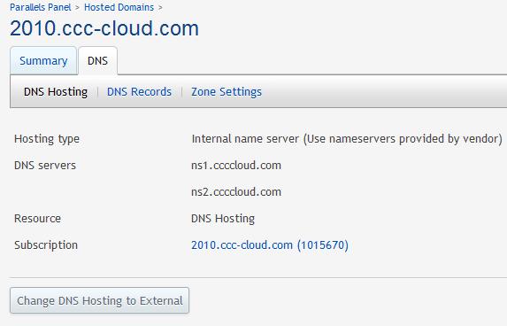 במסך הבא נלחץ על :DNS Records במסך הבא יתקבלו כל רשומות ה- DNS השייכות לדומיין זה: ניתן למחוק רשומות על ידי