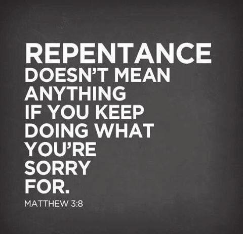 Repent, and believe in the Gospel.