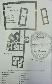 Figure 33: Plan of Undir Höfða, currently believed to be a farm, rather than a monastery.