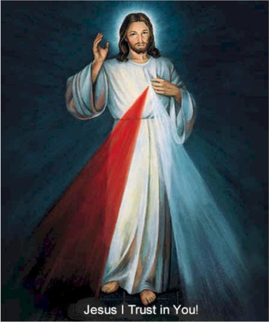 Page 4 Our Lady of Grace Divine Mercy Sunday, April 8th OLG Parish, under the auspices of the Knights of Columbus and its Respect Life Committee, will observe Divine Mercy Sunday on Sunday, April 8th