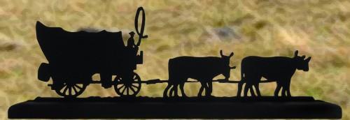 Down and Back Wagon Trains (1860 1869) Each wagon was pulled by four oxen or mules