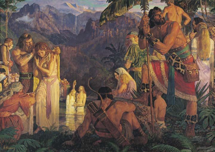ORDINANCES AND COVENANTS To help students understand the context of Mosiah 18:8 10, display the picture Alma Baptizes in the Waters of Mormon (Gospel Art Book [2009], no. 76; see also LDS.