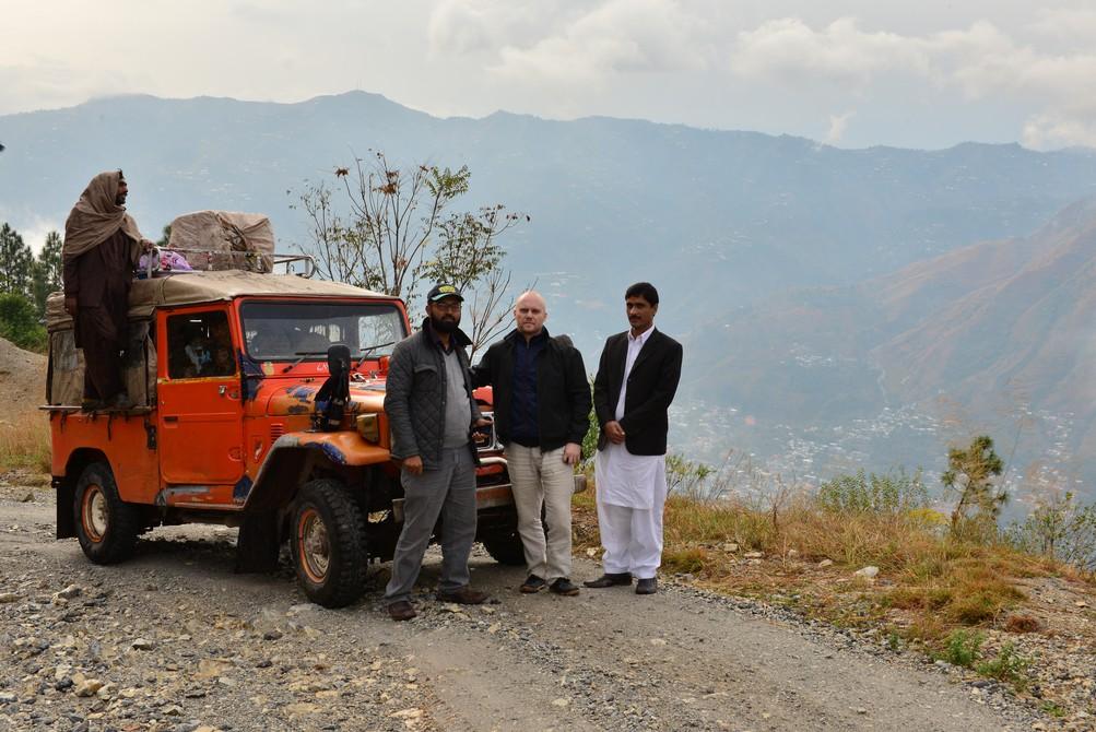 Visiting Azad Jammu & Kashmir, Pakistan together with Karwan Development Foundation (KDF) On November 7th-8th 2013 Taqweem Anwar and Usman Wajahat from KDF and I visited several of our projects in