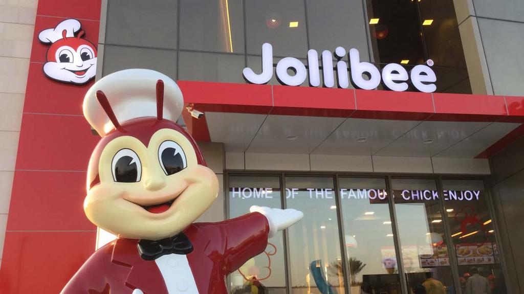 IN THE SPOTLIGHT JOLLIBEE The Jollibee brand has seen a dramatic rise over the years, since its humble beginnings in 1975 as a single ice cream shop in the