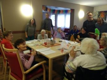 The first project was carried out in the old age homes in Austria, Germany and Switzerland.