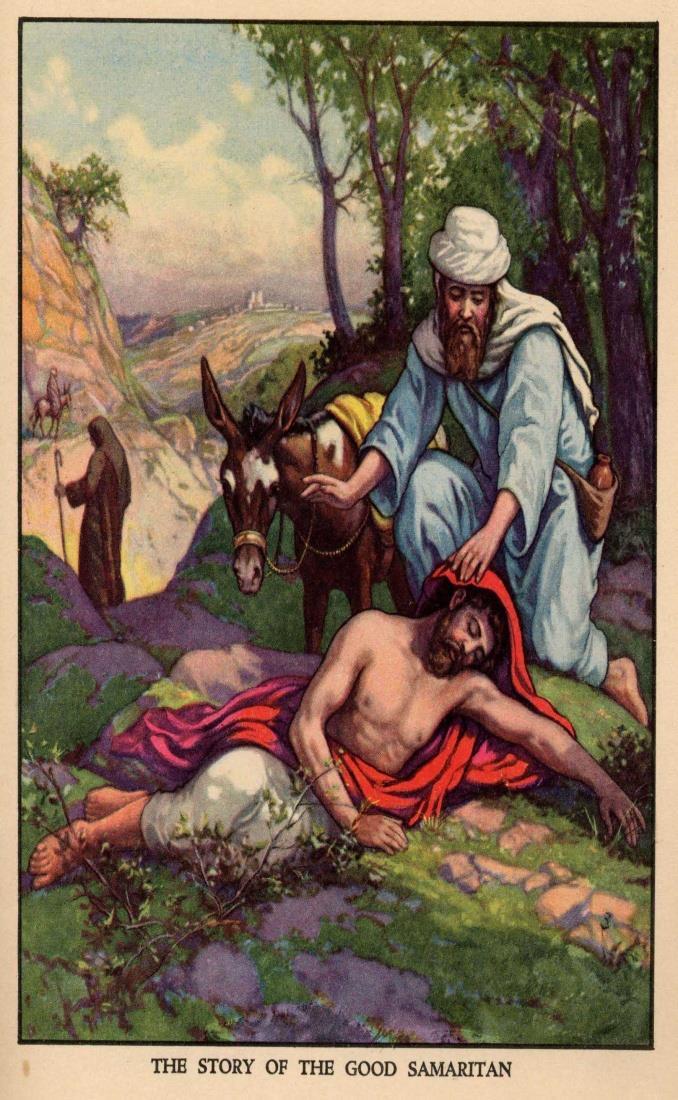 Parable of the Good Samaritan PARABLE OF THE GOOD SAMARITAN (Luke 10:29-37) But because he wished to justify himself, he said to Jesus, And who is my neighbor?