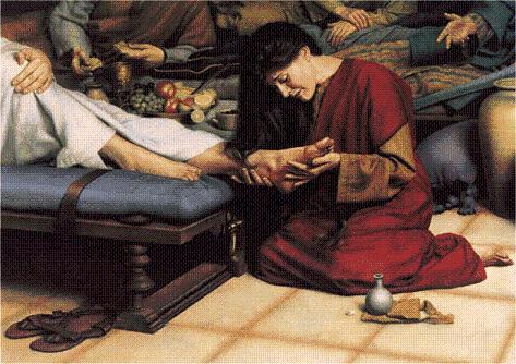 The Anointing at Bethany THE ANOINTING AT BETHANY (Matthew 26:6-13; Mark 14:3-9; John 12:1-11) Now when Jesus was in Bethany in the house of Simon the leper, a woman came up to Him with an alabaster