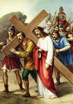 Station V- Simon Helps Jesus Carry His Cross Jesus even experiences our struggle to receive help. He is made to experience the poverty of not being able to carry his burden alone.