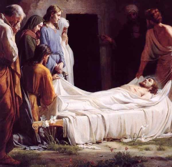 Station XIV- Jesus is Laid in the Tomb BURIAL OF JESUS CHRIST (Matthew 27:57-61; Mark 15: 42-47; Luke 23:50-56; John 19:38-42) They take the body of Jesus to its resting place.