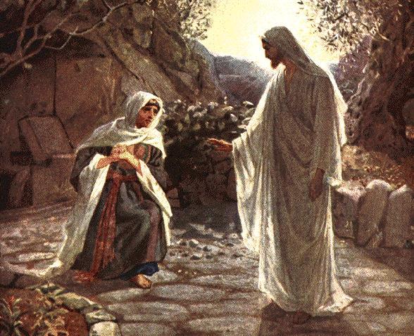 Appearance to Women at/near the Tomb APPEARANCE TO WOMEN AT/NEAR THE TOMB (Matthew 28:9-10; Mark 16:1-8) And behold, Jesus met them on their way and greeted them.